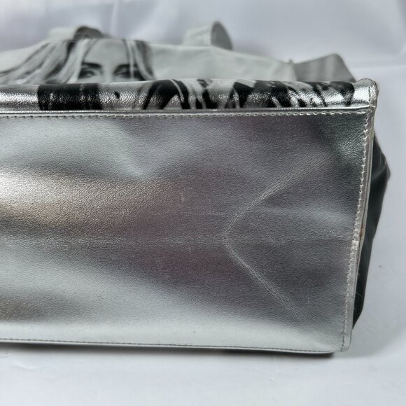 Victoria's Secret VS Y2K Heidi Klum Supermodel Limited Edition Silver Tote READ - Picture 9 of 12